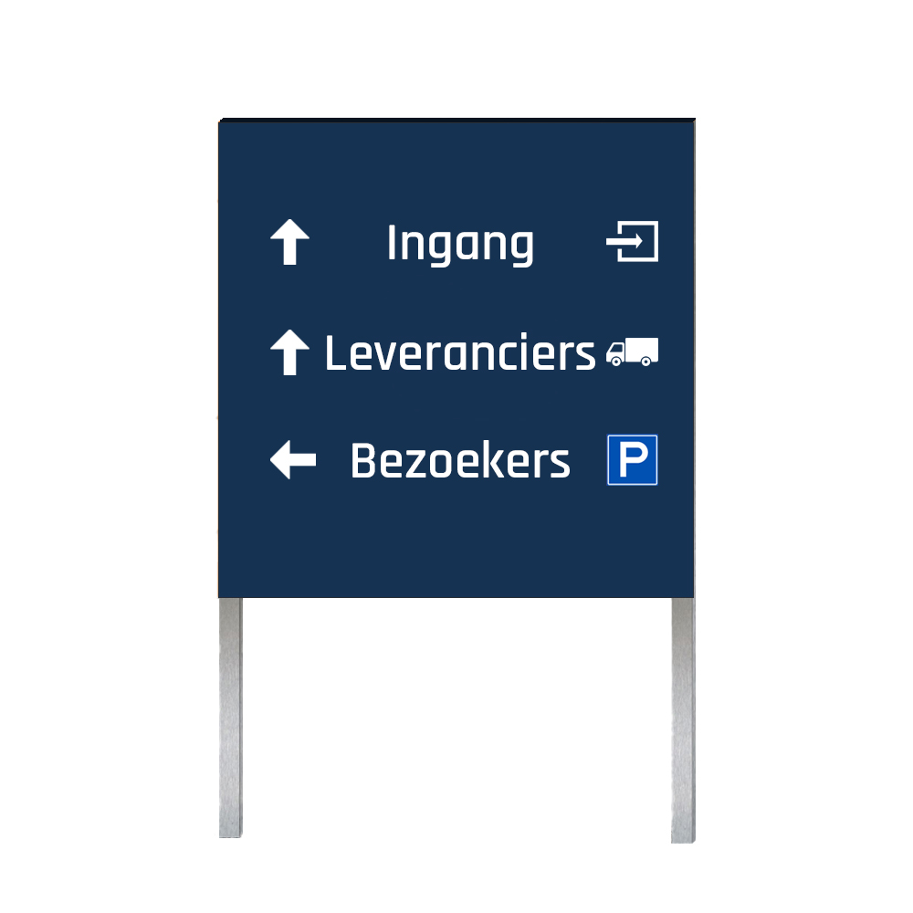 bewegwijzering bord